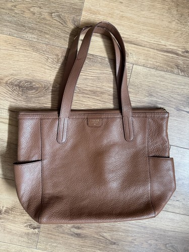 Fossil brown tan leather - fossil,