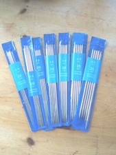 CLEARANCE Steel knitting needles 20cm dpn double pointed needles sets of 5
