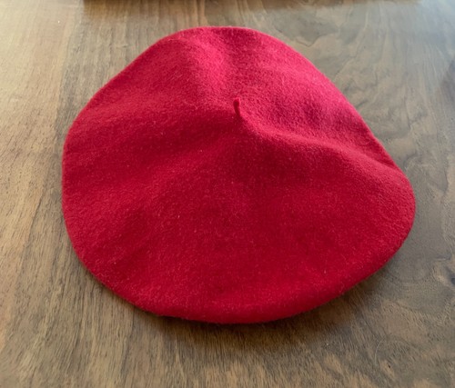 Classic red beret hat - classic,