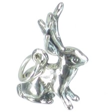 Jackalope sterling silver