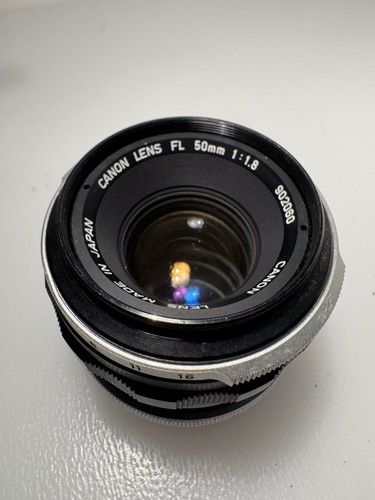 Canon 50mm lens for - f1.8,