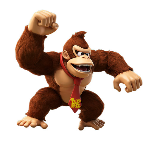 Donkey kong super smash - super, bros