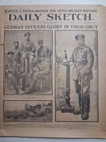 1914 wwi daily sketch british - 1914,