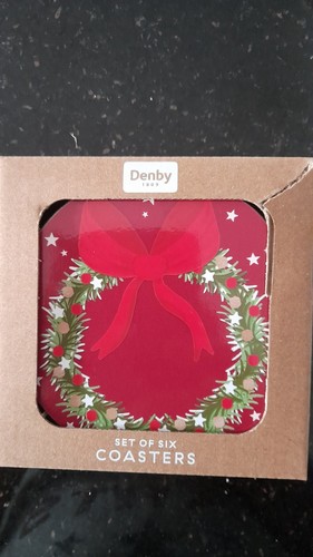 Set six denby circular - set,