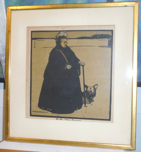 Antique litho print william - antique,