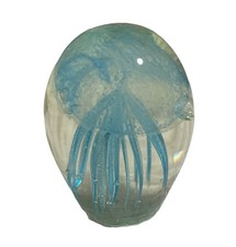 Vintage Paperweight Blue