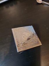 Vintage Brass Snuff Box with
