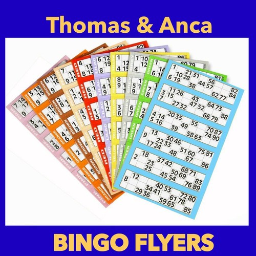 Bingo tickets flyers - tickets,