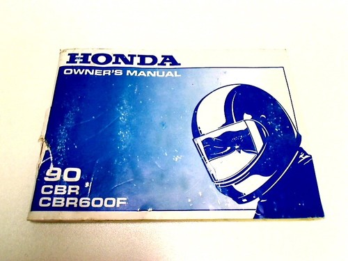 Owners manual honda - 600, f