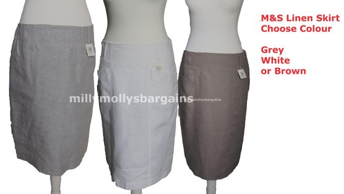Linen skirt womens - m&s,