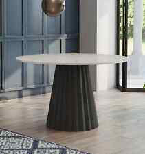 Round Real Marble Dining Table