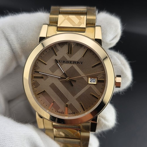 Burberry watch gold - gold, dial
