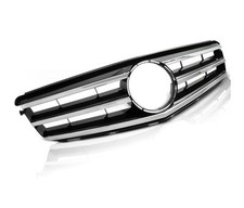 Front Grill for MERCEDES W204 2007-2014 W204 Avantgarde Chrome-Black