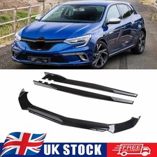 Side Skirt + Front Bumper Lip Spoiler Splitter For Renault Megane MK2 MK3 MK4 UK