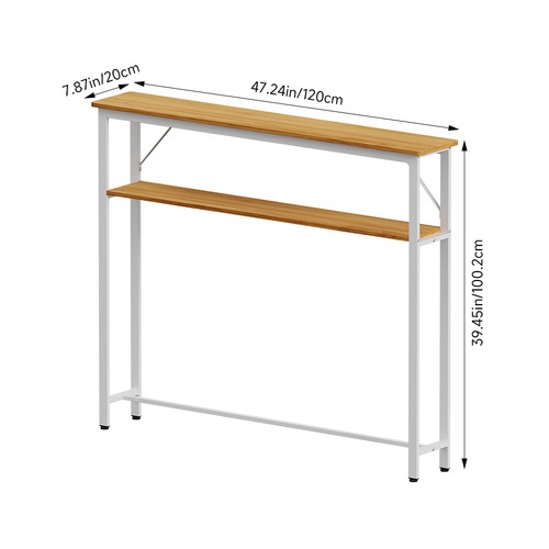 Narrow console table - table, wooden