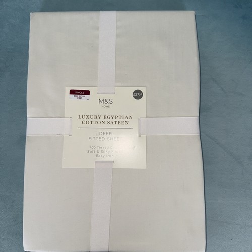 Single cream deep - m&s, fitted