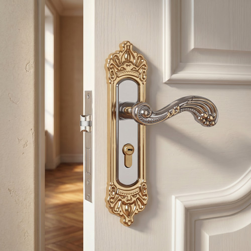 Lever door lock - lock, set