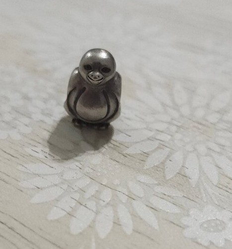 Pandora silver penguin - silver, animal