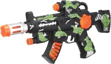 KIDS SNIPER RIFLE TOY GUN LIGHTS SOUND VIBRATION BOYS ARMY SOLDIER ROLE PLAY