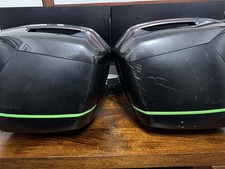 Kawasaki Versys Panniers + Locks & Key - Metallic Carbon Grey