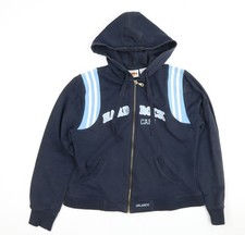 Hard Rock Cafe Blue Logo Zip Hoodie Unisex Adults L