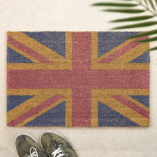 Union Jack Flag Brush Door
