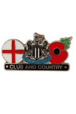 Newcastle United & England “Club and Country”  Pin Badge