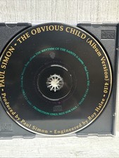 Paul Simon – The Obvious Child (CD, Promo, US, 1990, Warner Bros) Pro Cd 4480