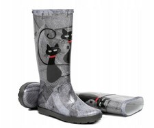 Ladies Kitten Waterproof Boot