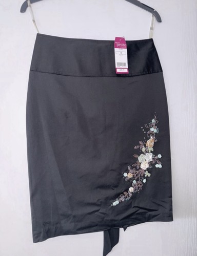 Next petite black - black, embroidered