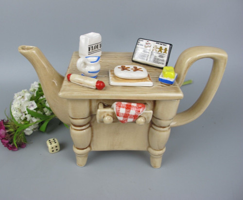 Gingerman baking day teapot - teapot,