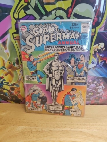 1963 comics giant - dc, superman