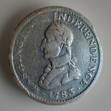 George Washington, Independence Cent 1783