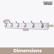 Coat Rack Wall Mounted Wooden