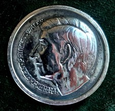 925 Silver Medal, Investiture of Charles Prince of Wales 1969 Caernarvon