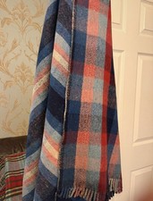 Vintage Heavy Pure Wool Plaid
