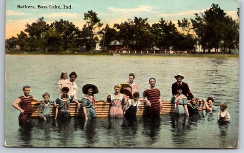 Bass lake indiana - lake, indiana~bathers