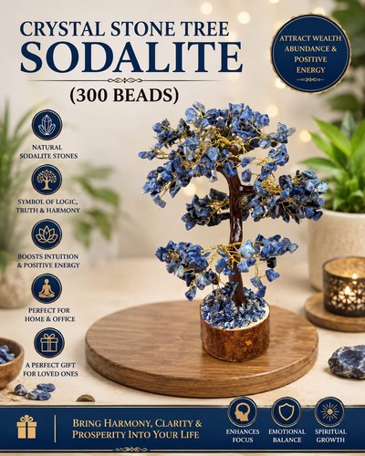 Sodalite gemstone tree - gemstone, 300
