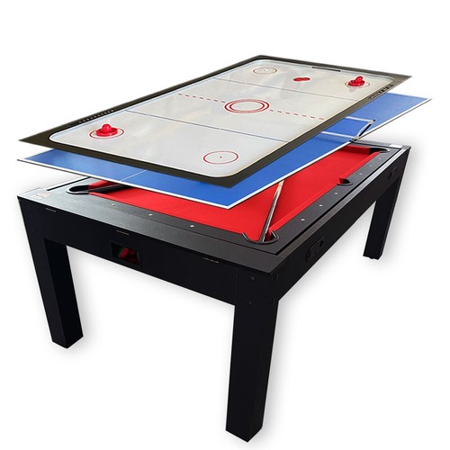Multigames pool table - ft, red