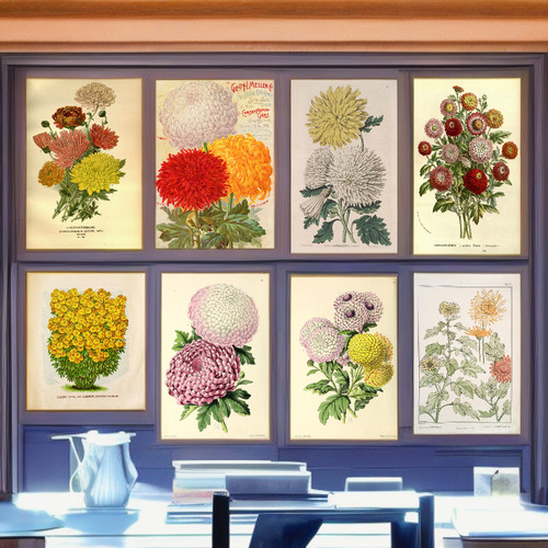 Botanical prints vintage - botanical,