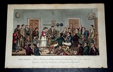 BOW STREET Hand-Coloured Print