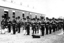 Ott-28 Military, Unknown Army Band with Bear Skins. Photo