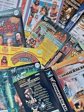 WWF, WWE &  WCW Home Video VHS