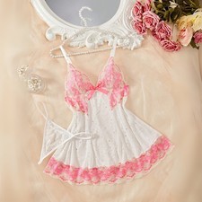 Sexy Women Chemise Lingerie Sleepwear Nightdress Satin Cami Slip Dress Nightwear