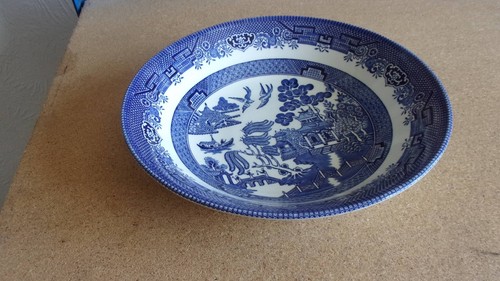 Churchill china blue and - ,