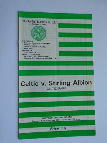 Celtic stirling albion - celtic,