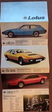 Lotus Range 1970's UK Market