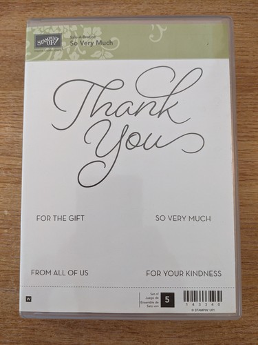 Stampin wood mount rubber - stampin',