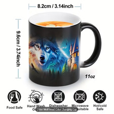 Wolf Head Color Changing Cup