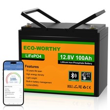 ECO-WORTHY 100AH 12V LiFePO4